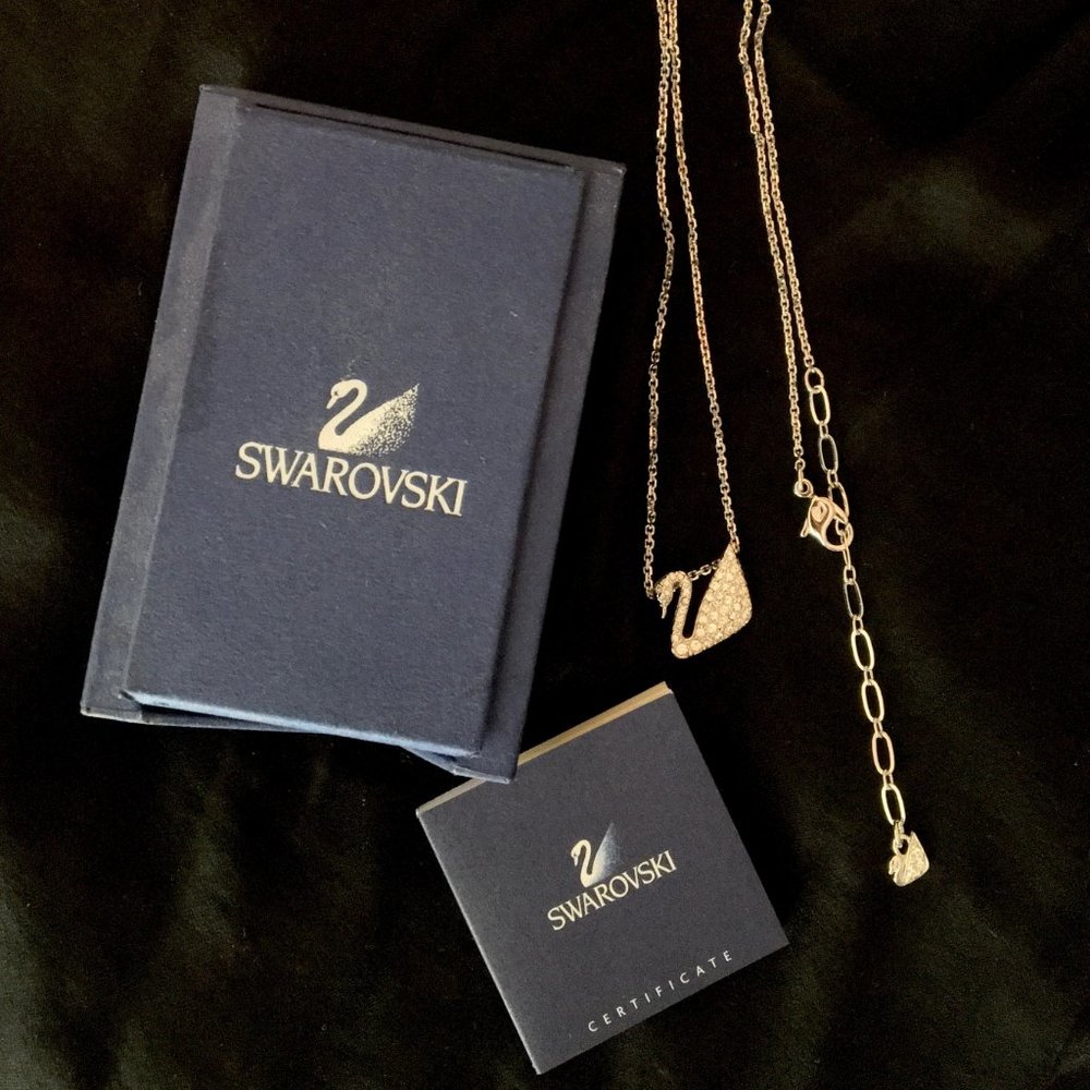 Swarovski Swan Necklace